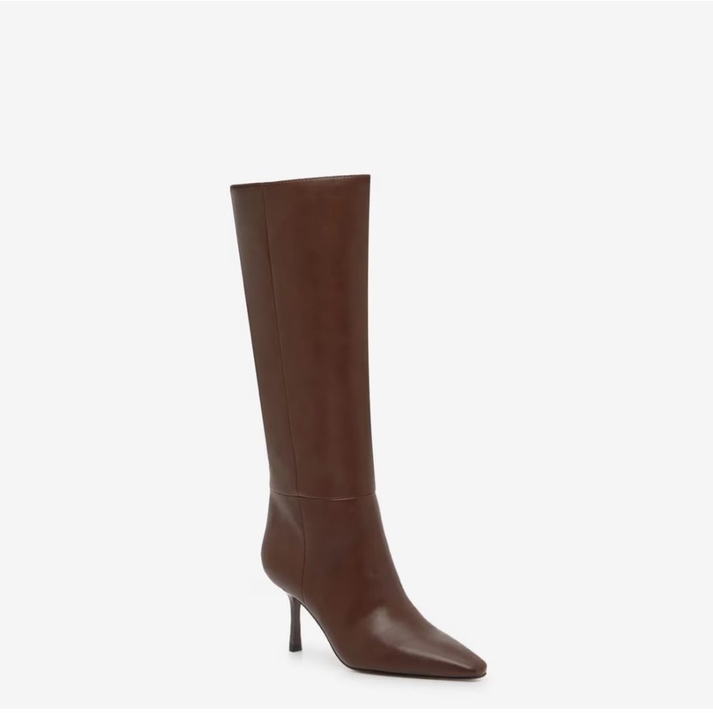 Mix No. 6 Nole Knee High Faux Leather Boot in Brown